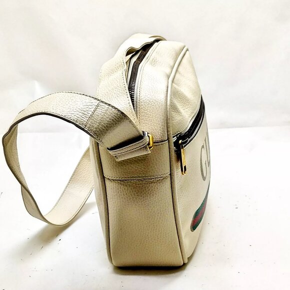 Gucci Shoulder Bag Sherry Line White Leather - Picture 3 of 9